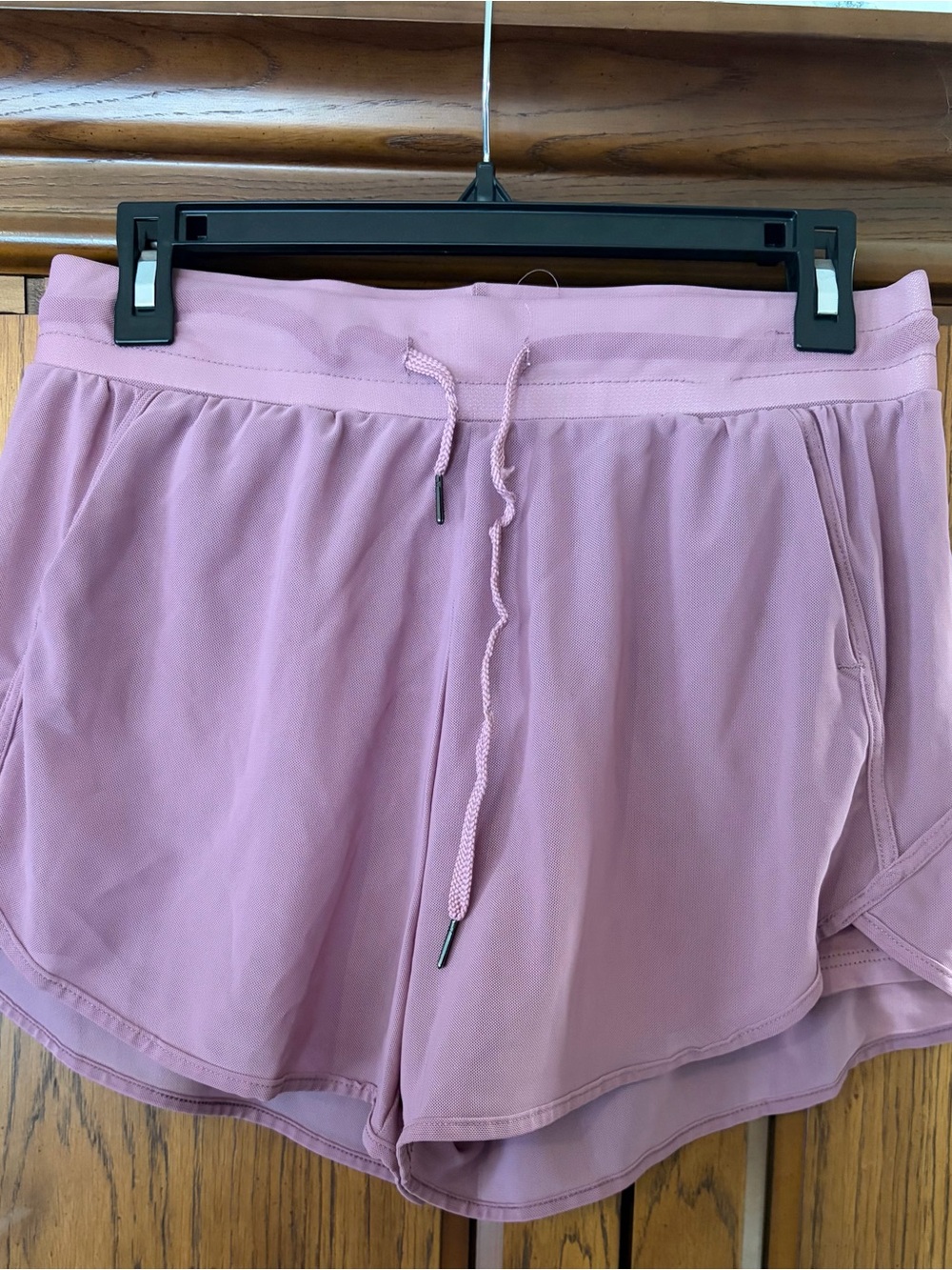 Women’s Pink Drawstring Athletic Shorts